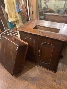 Antique Mahogany Sewer’s Cabinet with Inset Drawers