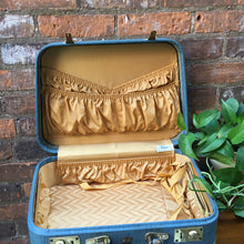 Load image into Gallery viewer, Vintage Blue Suitcase Late 60s