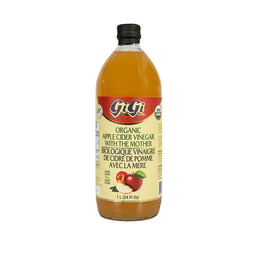 Organic Apple Cider Vinegar with Mother (in glass)