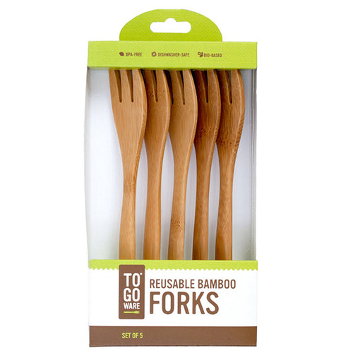 Bamboo Fork Set of 5