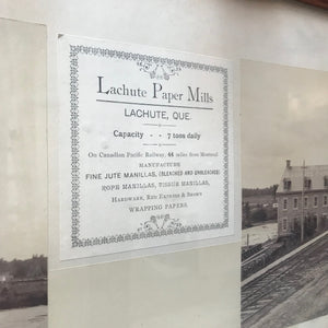 Wood Framed Print of Lachute Paper Mills