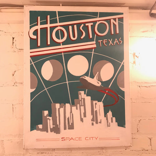 Vintage Travel Poster Painting