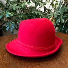 Load image into Gallery viewer, Vintage Red Felted Hat