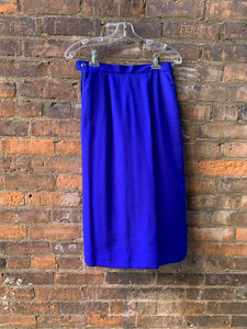 Vintage Purple Two Piece Skirt Set (Medium)