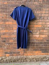 Load image into Gallery viewer, Vintage Navy Heavyweight Dress with Belt (Small/Medium)