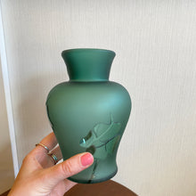 Load image into Gallery viewer, Kelsey Pilgrim Green Vase with Flowers