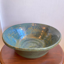 Load image into Gallery viewer, Handmade Sea Green Pottery Bowl