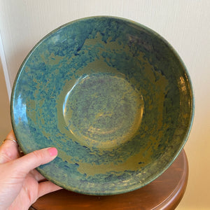 Handmade Sea Green Pottery Bowl
