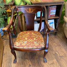 Load image into Gallery viewer, Late 19th Century Empire Style William Morris Textile Covered Chair
