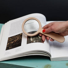 Load image into Gallery viewer, Wooden Magnifying Glass