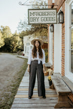 Load image into Gallery viewer, The Linen Pant 100% Linen - Charcoal