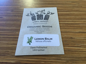 Organic Non-GMO Lemon Balm Seeds