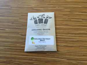 Organic Non-GMO Golden Detroit Beet Seeds