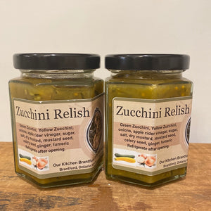 Local Zucchini Relish