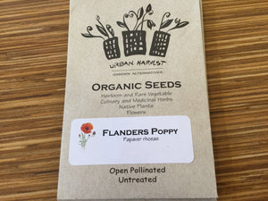 Organic Non-GMO Poppy Flanders