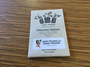 Organic Non-GMO Jimmy Nardello Sweet Pepper