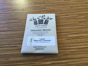 Organic Non-GMO Leek Broad London (American Flag) Seeds