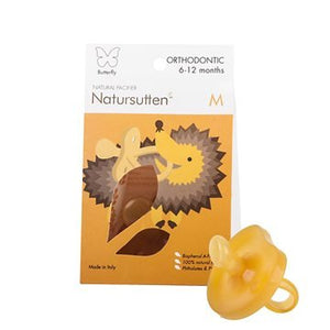100% Natural Rubber Pacifier  - Butterfly