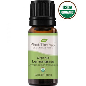Organic Lemongrass Essential Oil 10 mL